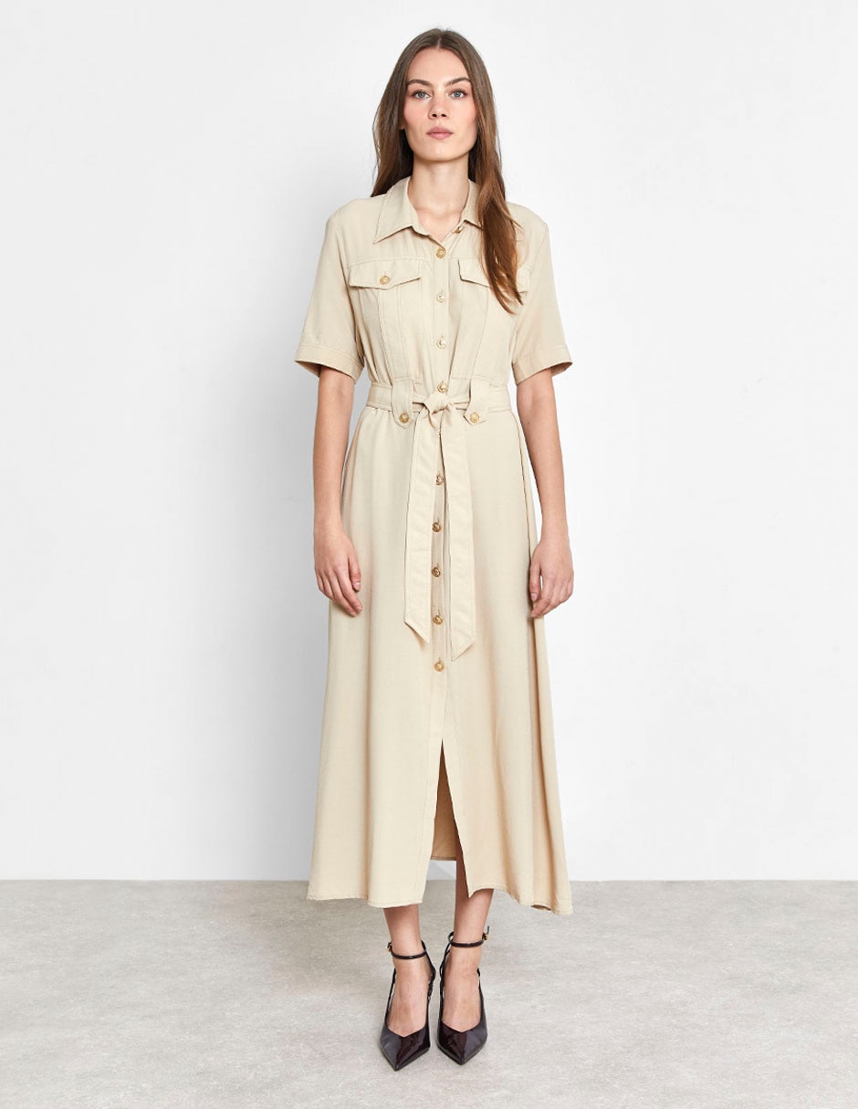 Vestido crop casual para mujer