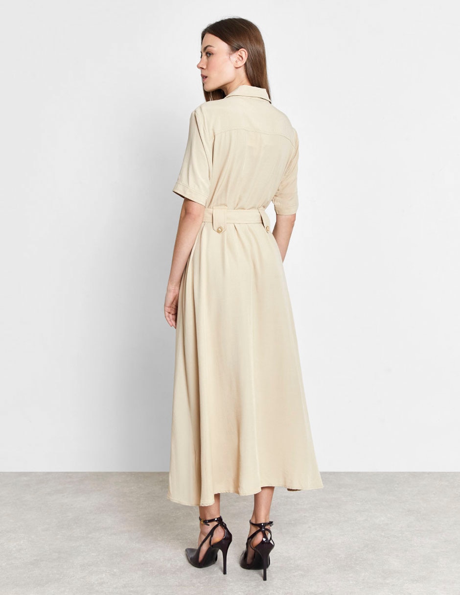 Vestido crop casual para mujer