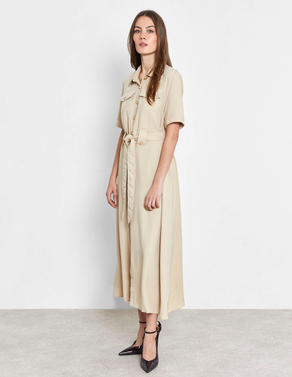 Vestido crop casual para mujer