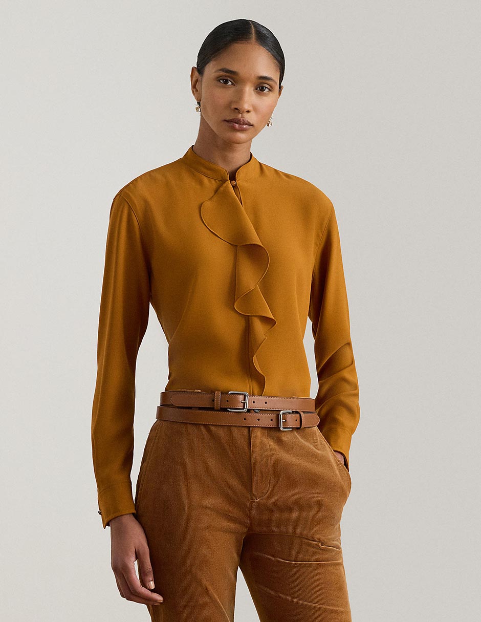 Blusa Lauren Ralph Lauren manga larga para mujer