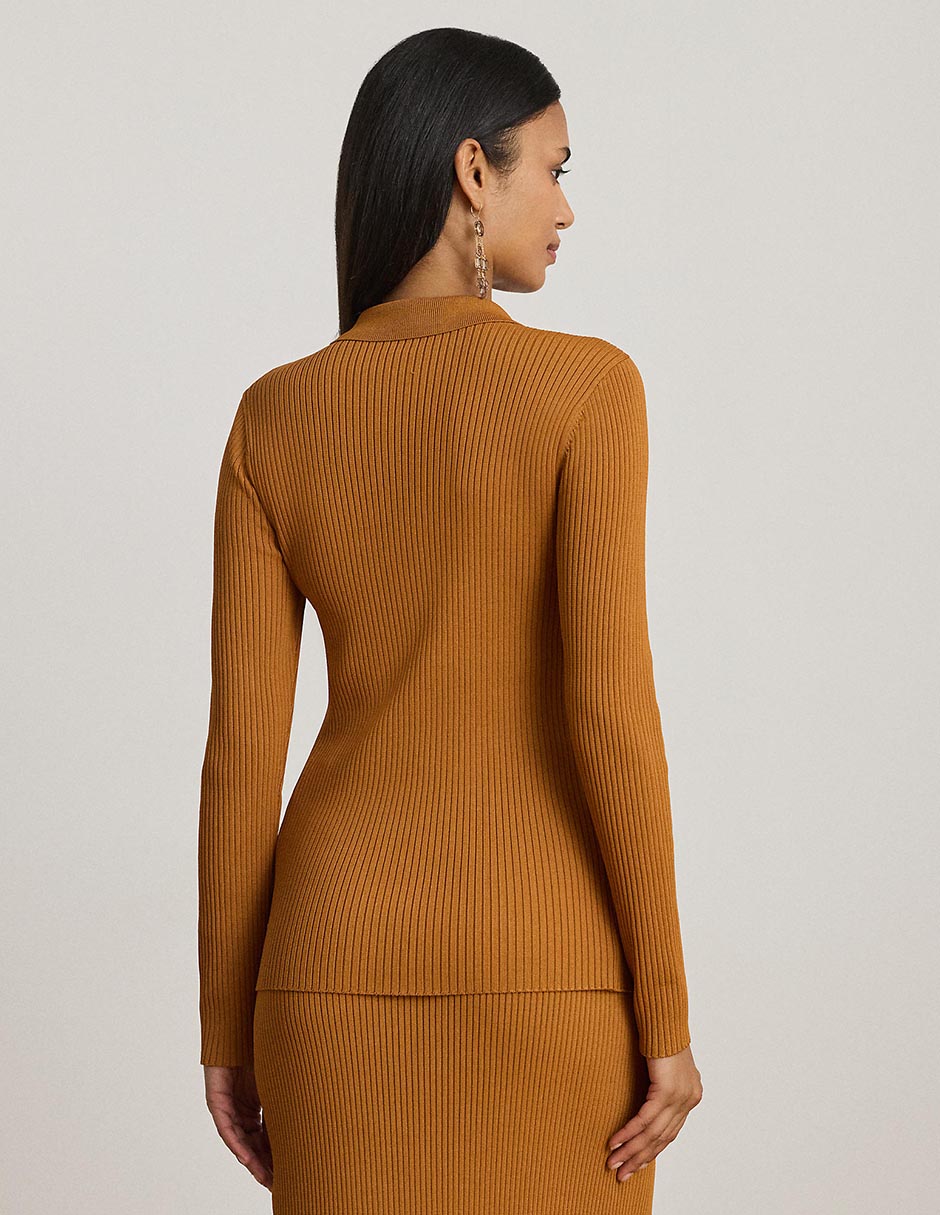 Suéter Lauren Ralph Lauren cuello camisero para mujer
