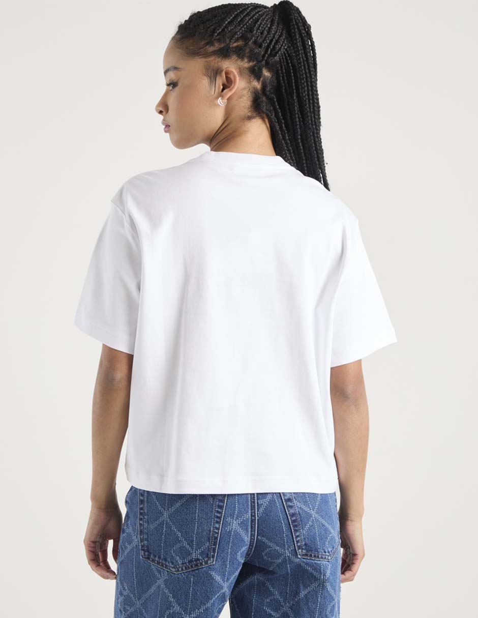 Playera manga corta Jeans cuello redondo para mujer 5