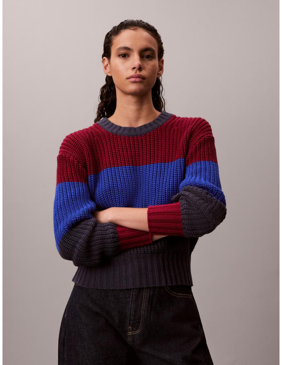 Suéter cuello redondo para mujer 1