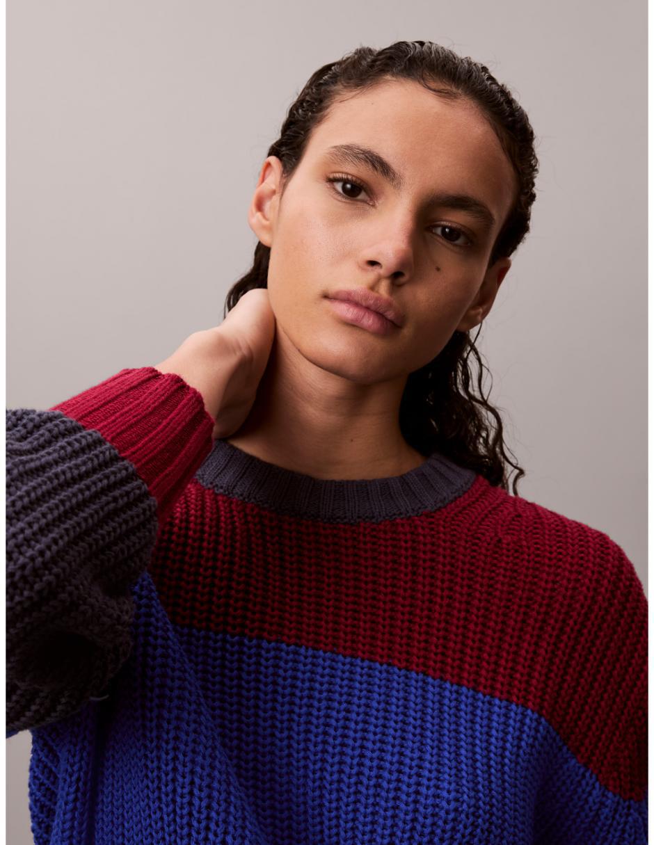 Suéter cuello redondo para mujer 7