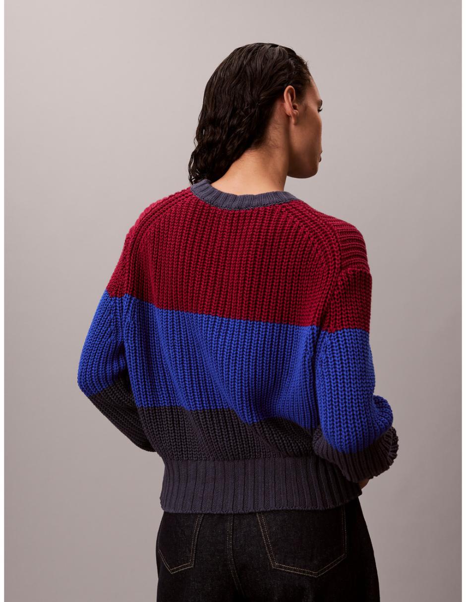 Suéter cuello redondo para mujer 9