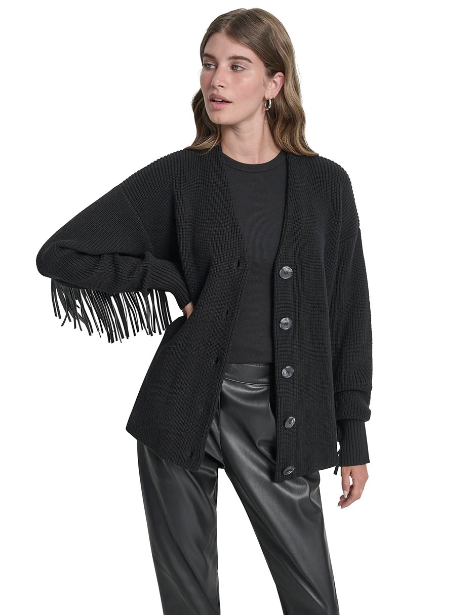 Suéter cuello v para mujer 1