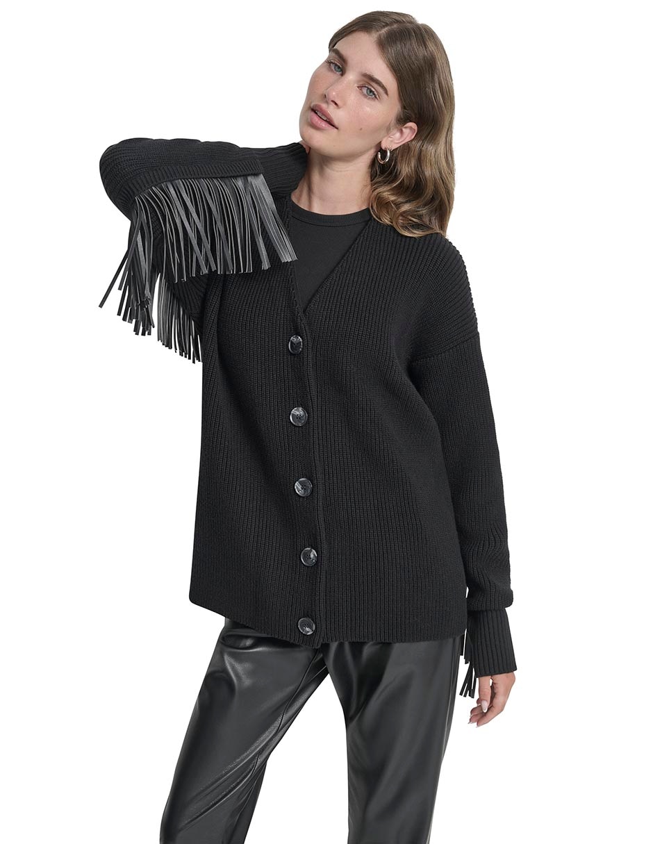 Suéter cuello v para mujer 10