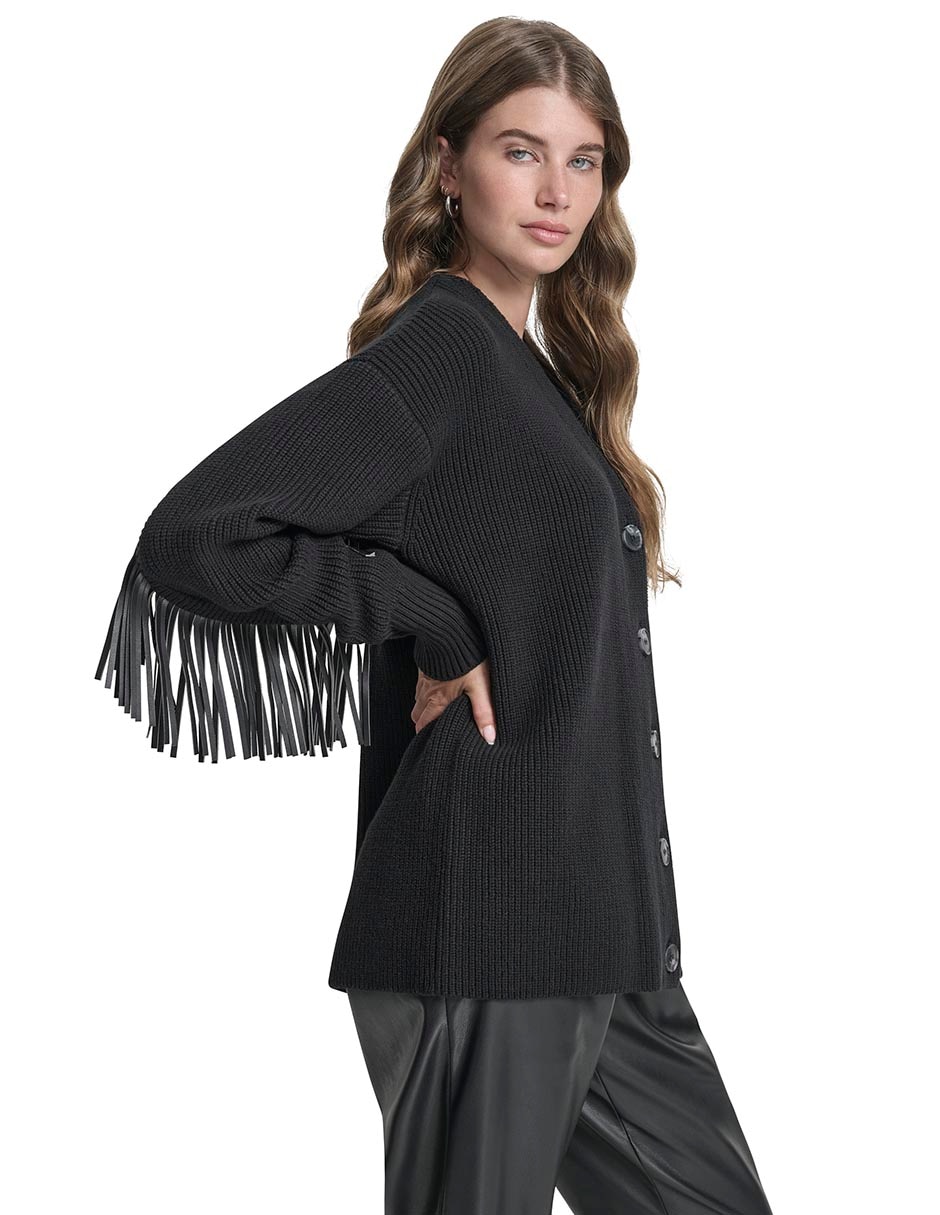 Suéter cuello v para mujer 11