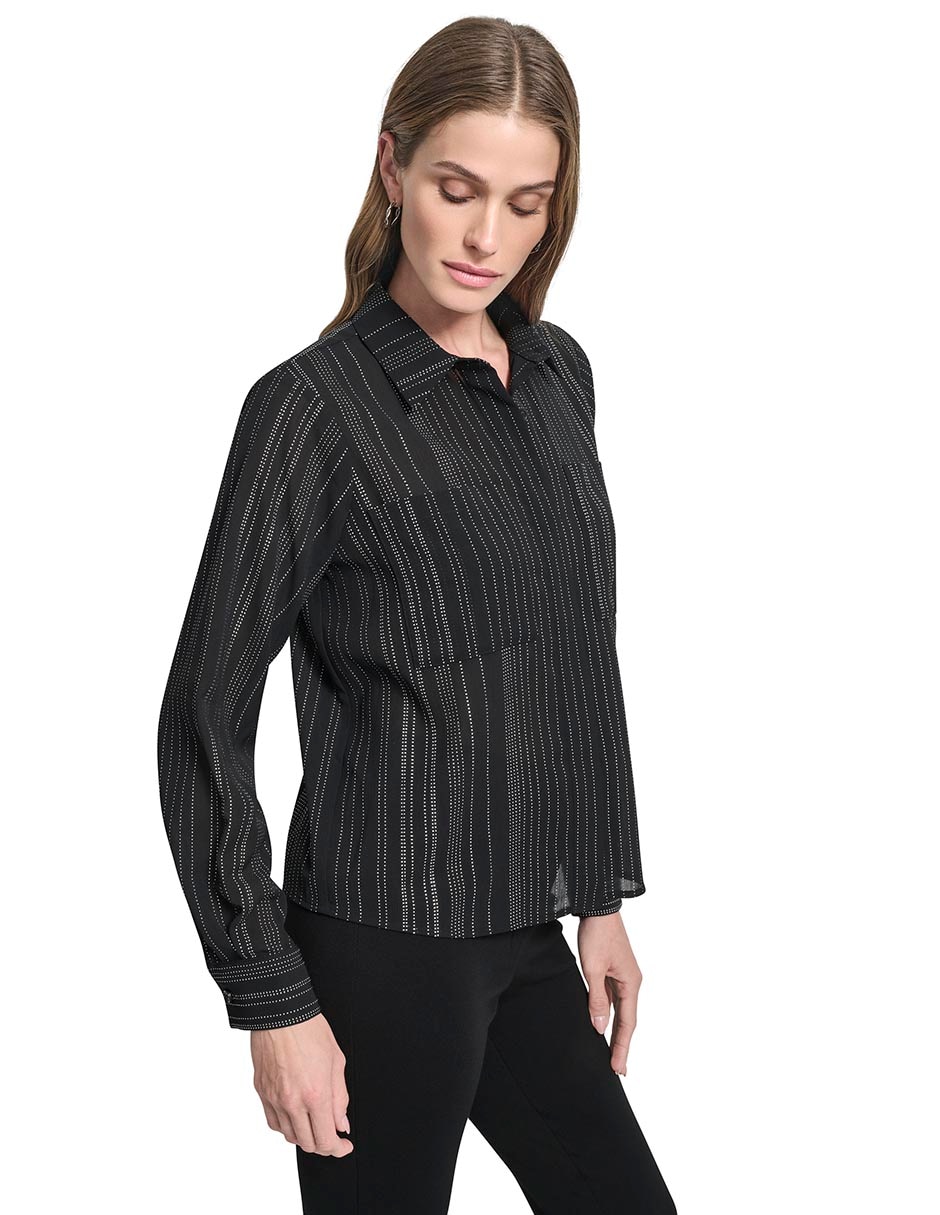 Blusa manga larga para mujer 8