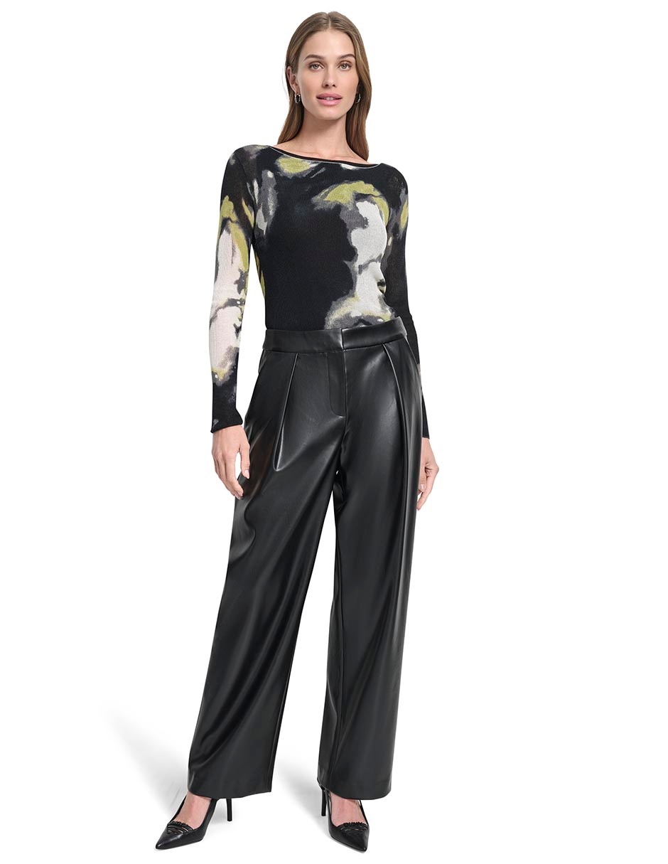 Pantalón relaxed amplio para mujer 9