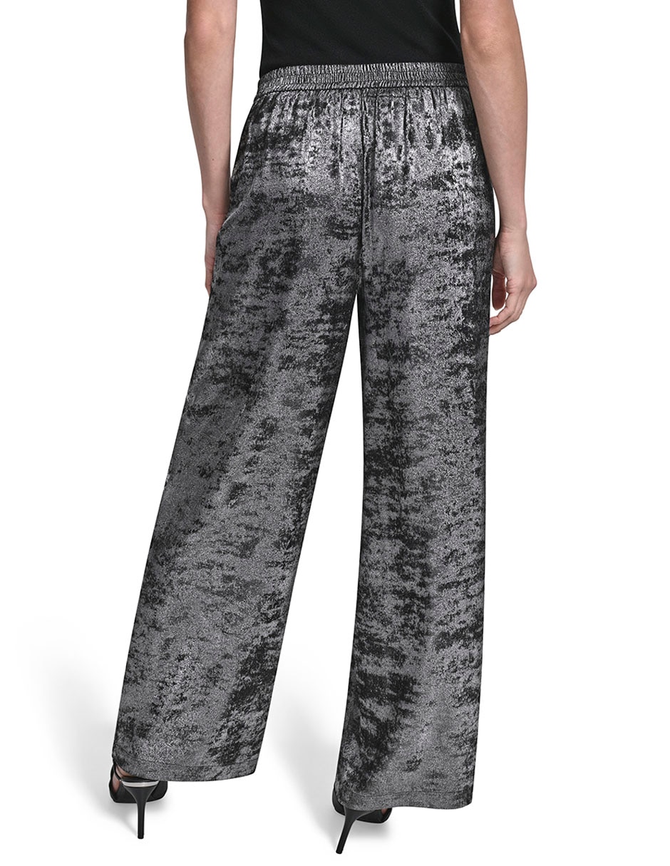 Pantalón relaxed Dkny wide leg para mujer