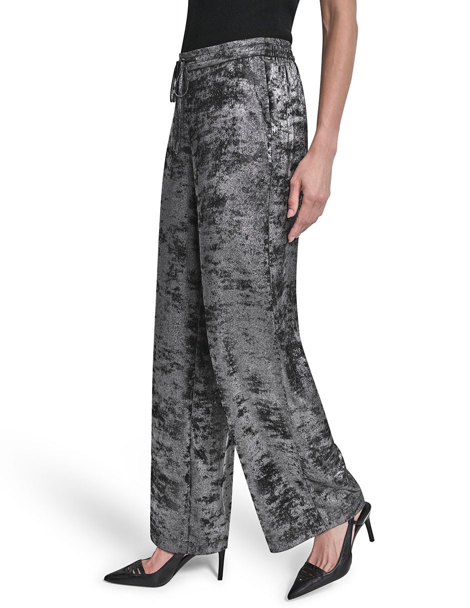 Pantalón relaxed Dkny wide leg para mujer