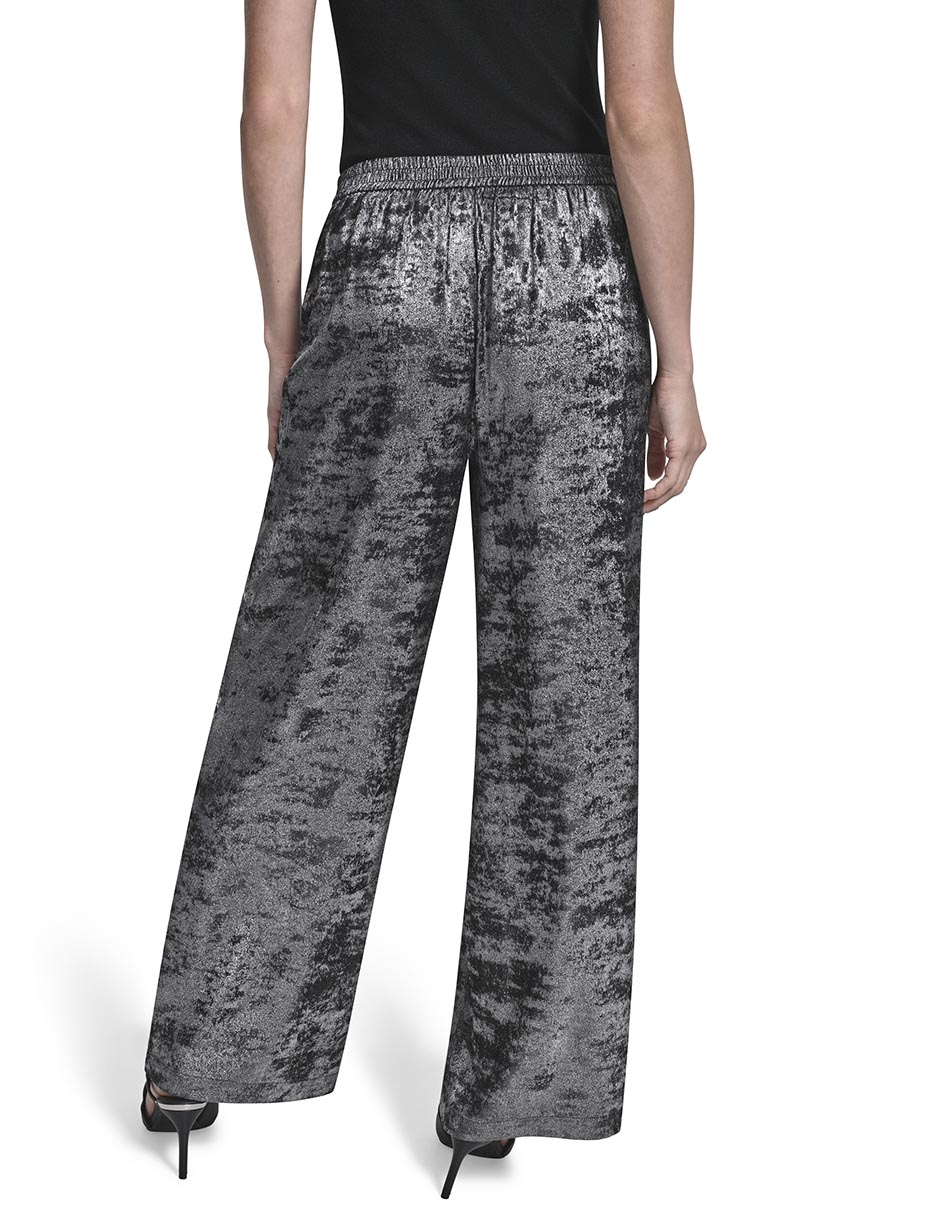 Pantalón relaxed Dkny amplio para mujer