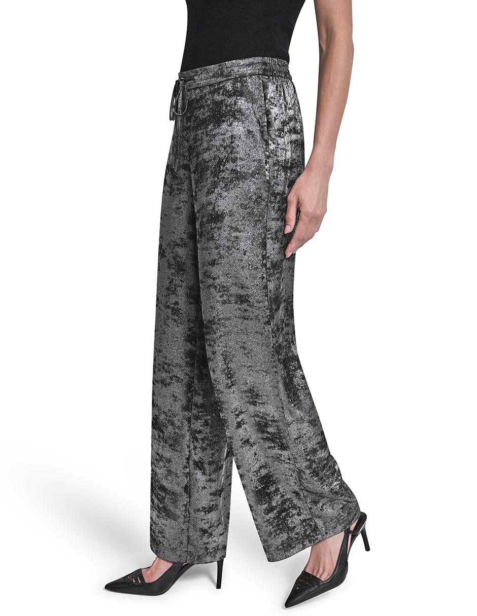 Pantalón relaxed Dkny amplio para mujer