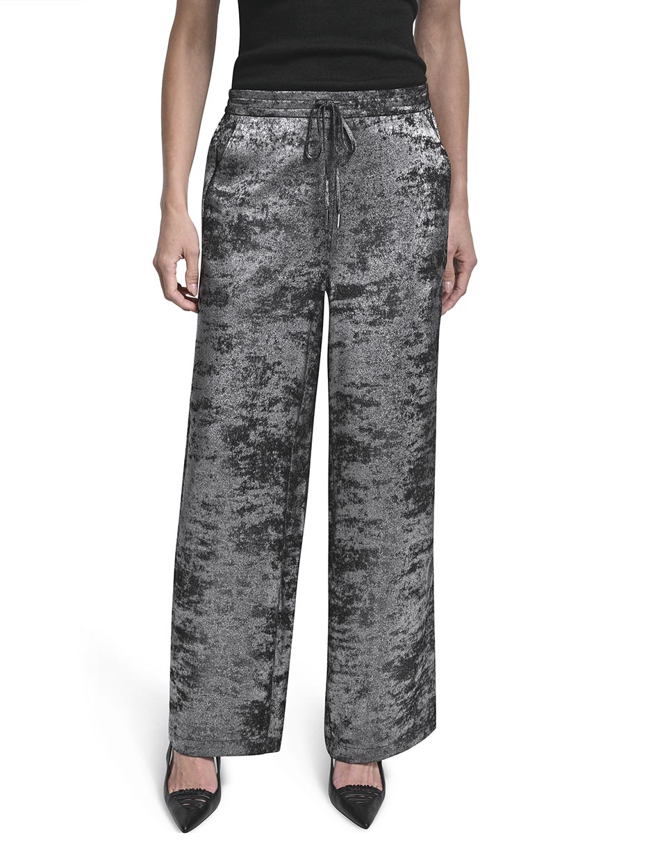 Pantalón relaxed Dkny amplio para mujer