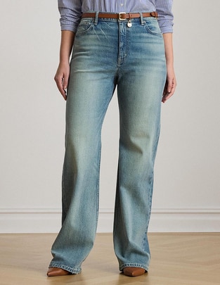 Jeans wide leg para mujer