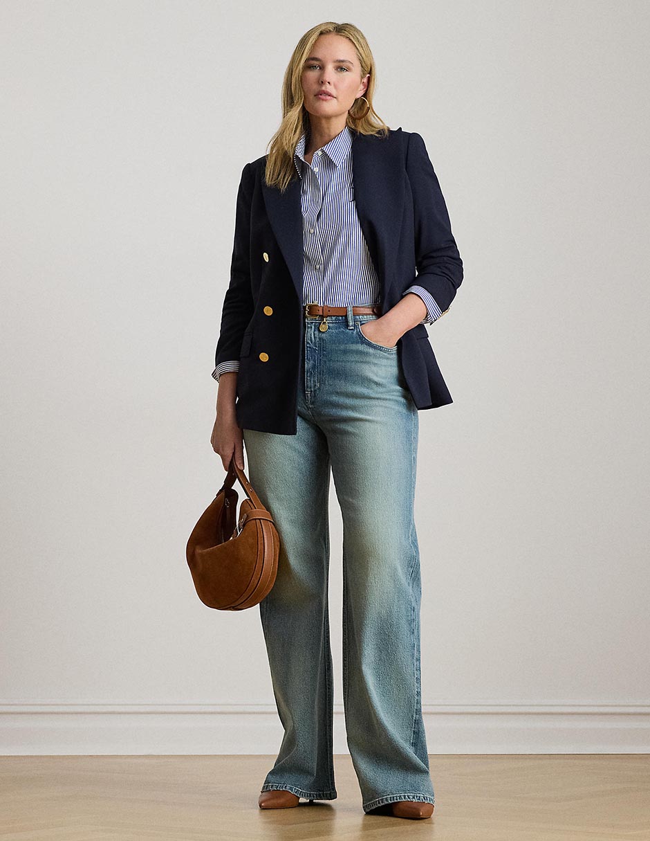 Jeans wide leg para mujer