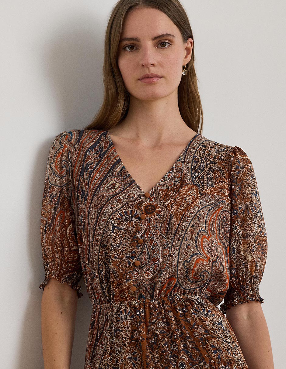 Vestido crop casual Lauren Ralph Lauren para mujer