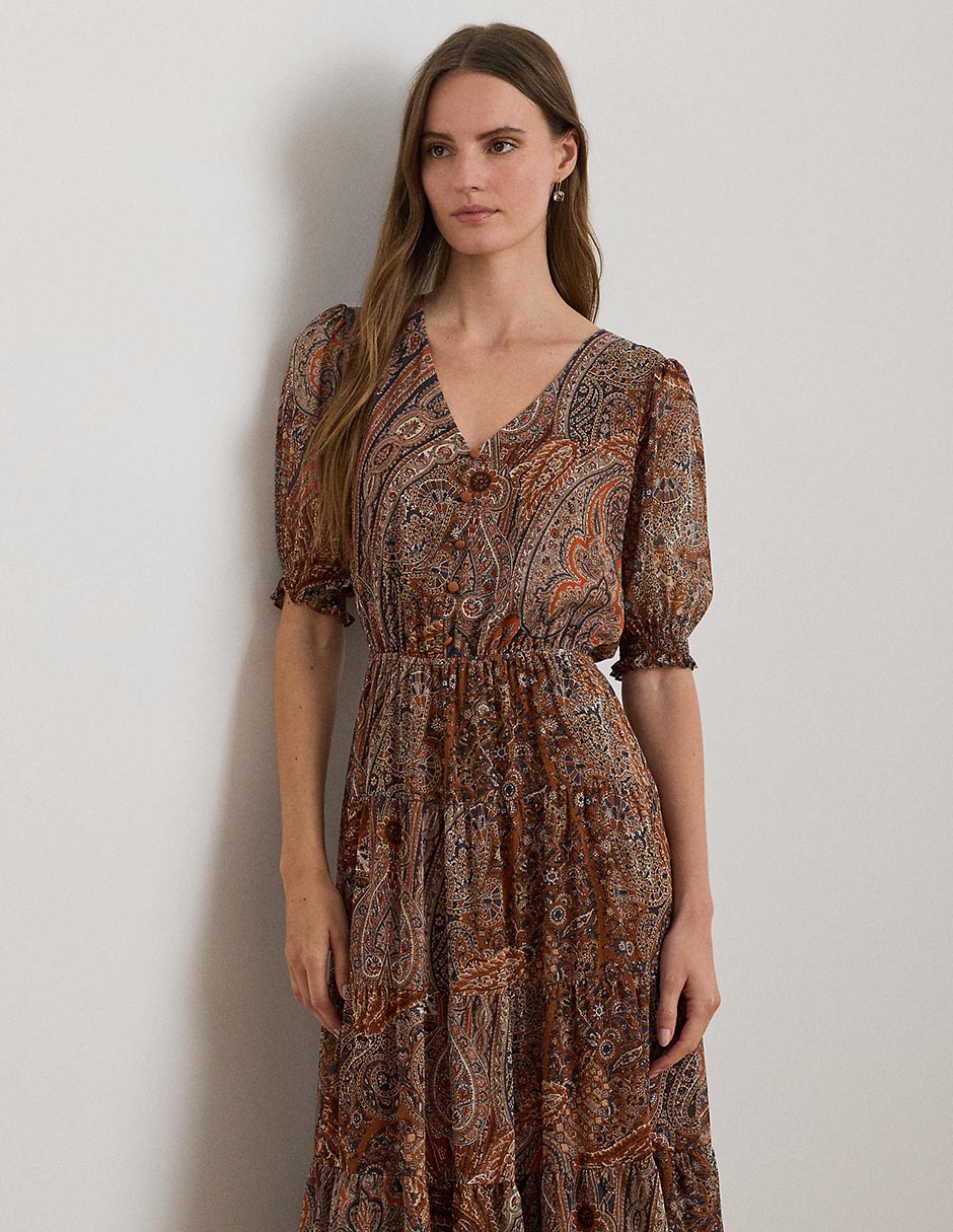 Vestido crop casual Lauren Ralph Lauren para mujer