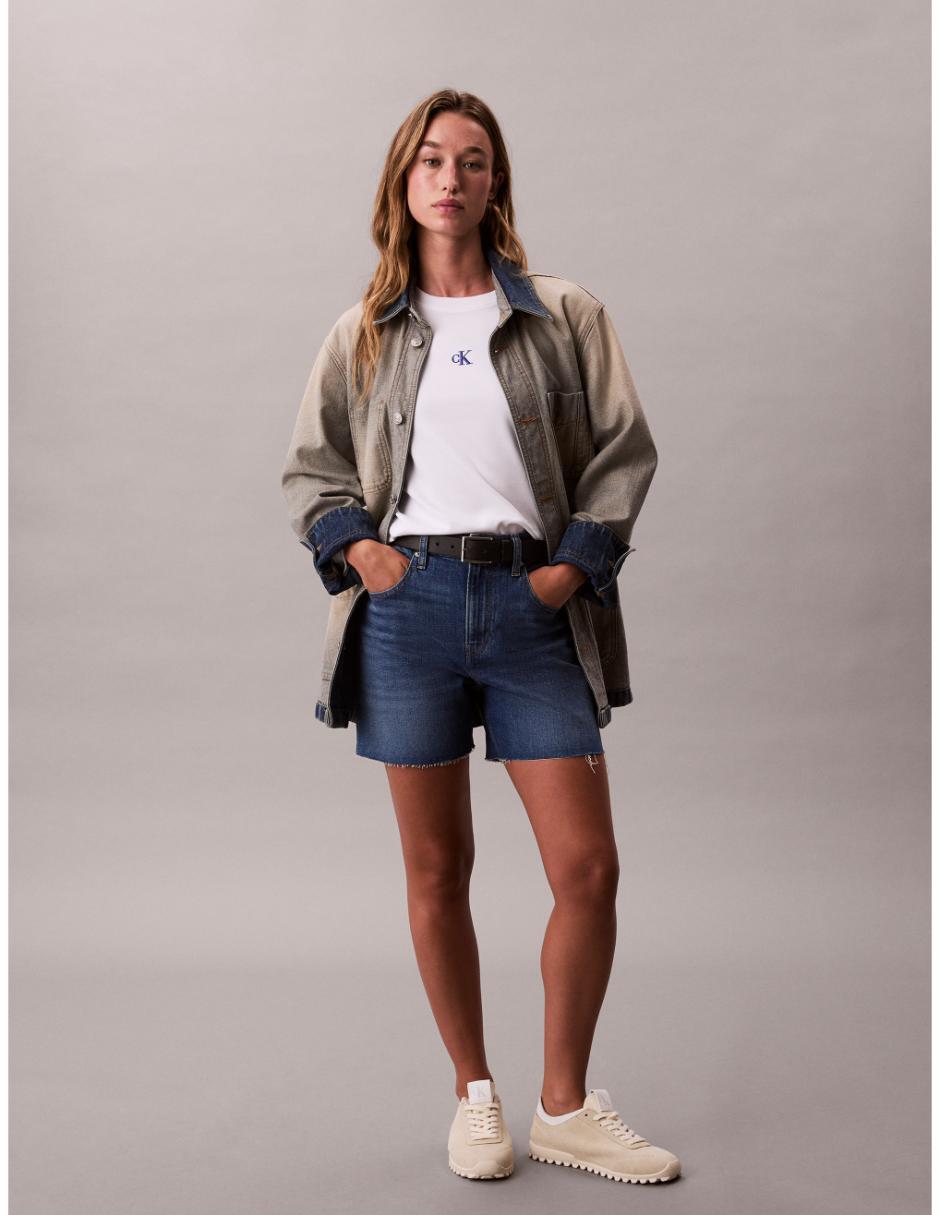 Playera manga larga cuello redondo para mujer 7