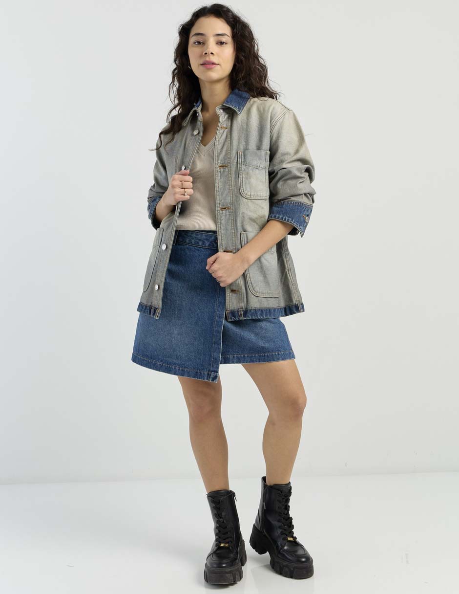 Chamarra denim Jeans para mujer 7