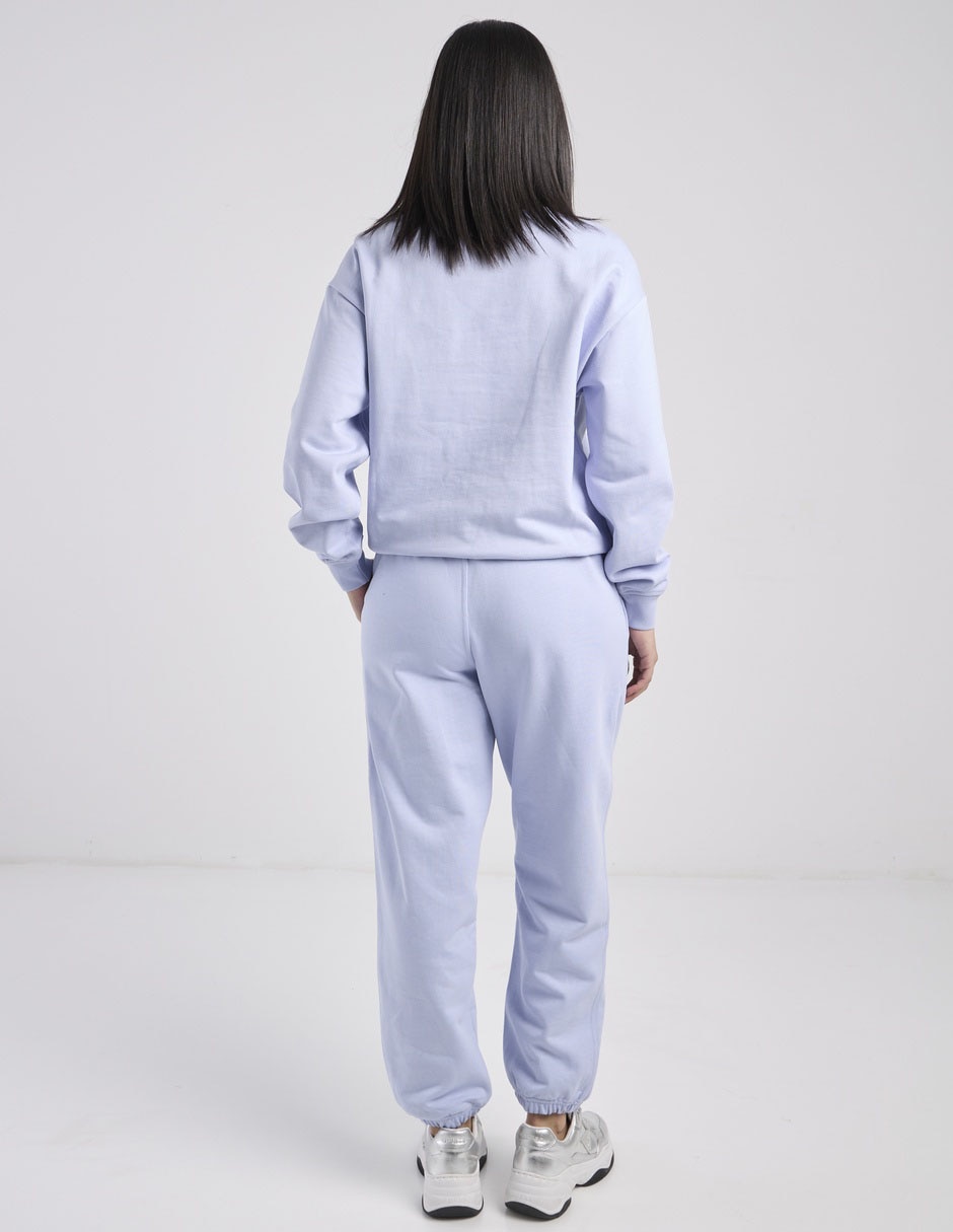 Pants regular con elástico para mujer