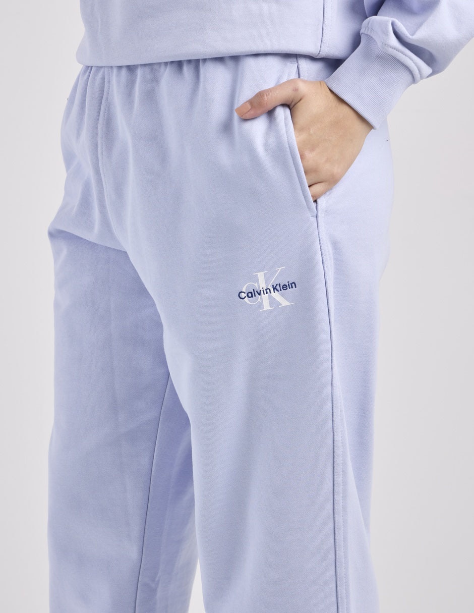 Pants regular con elástico para mujer