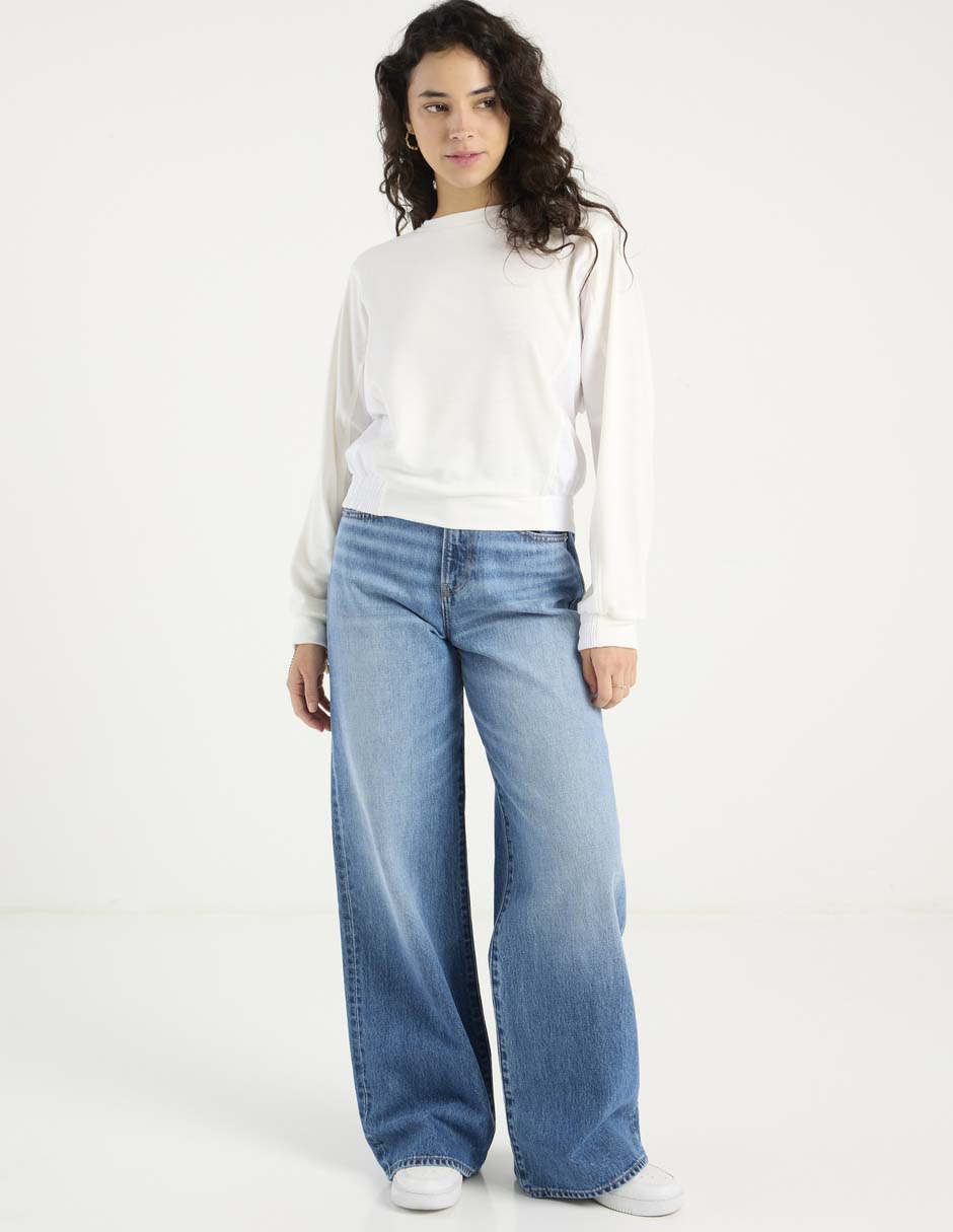 Jeans wide leg para mujer 1
