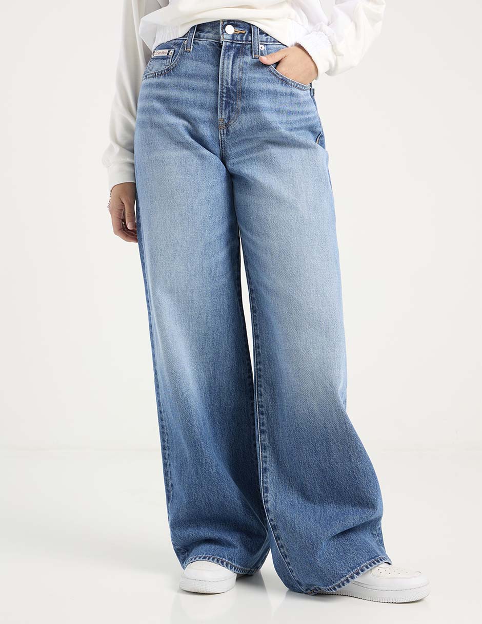 Jeans wide leg para mujer 7