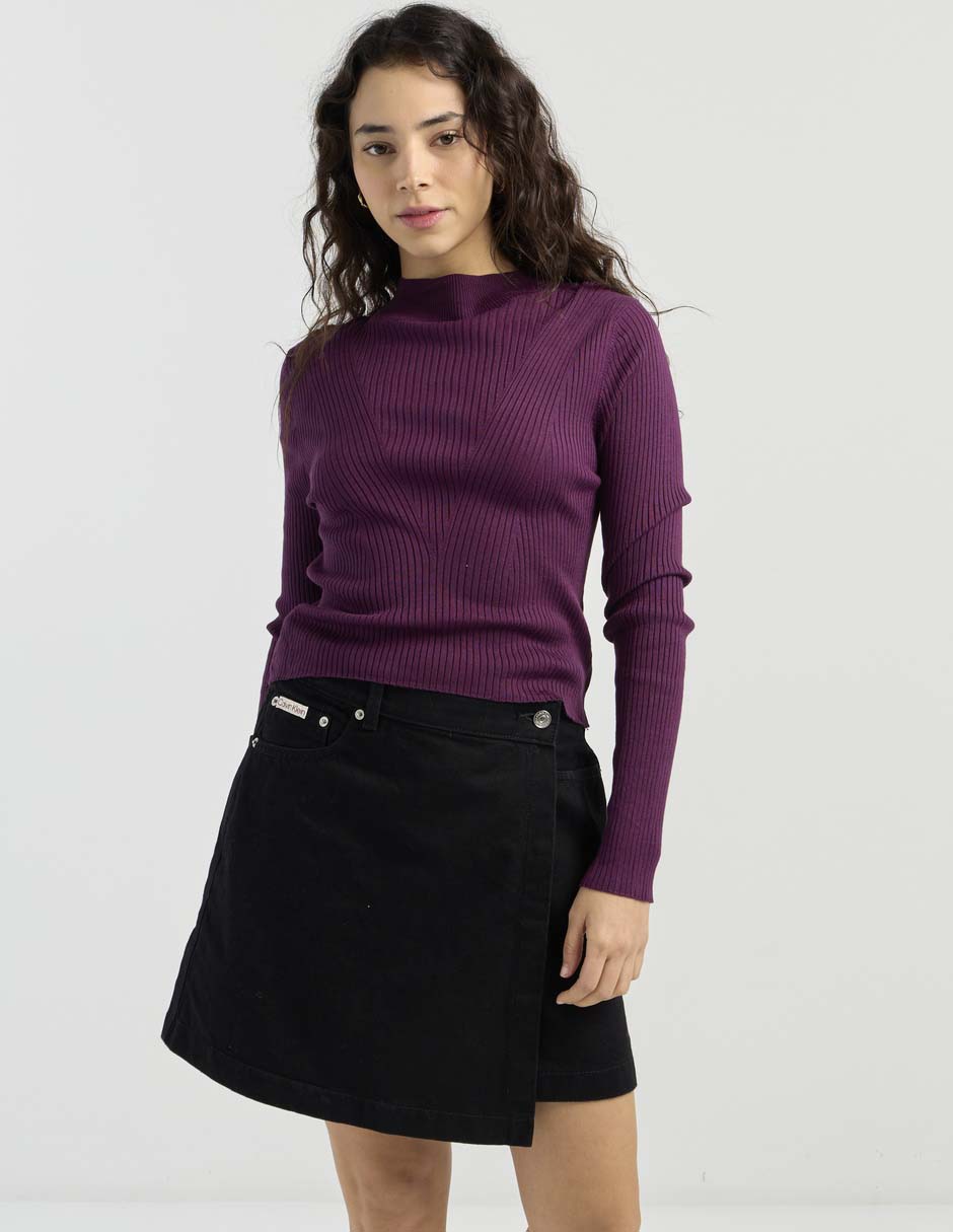 Falda corta Jeans cintura alta 1