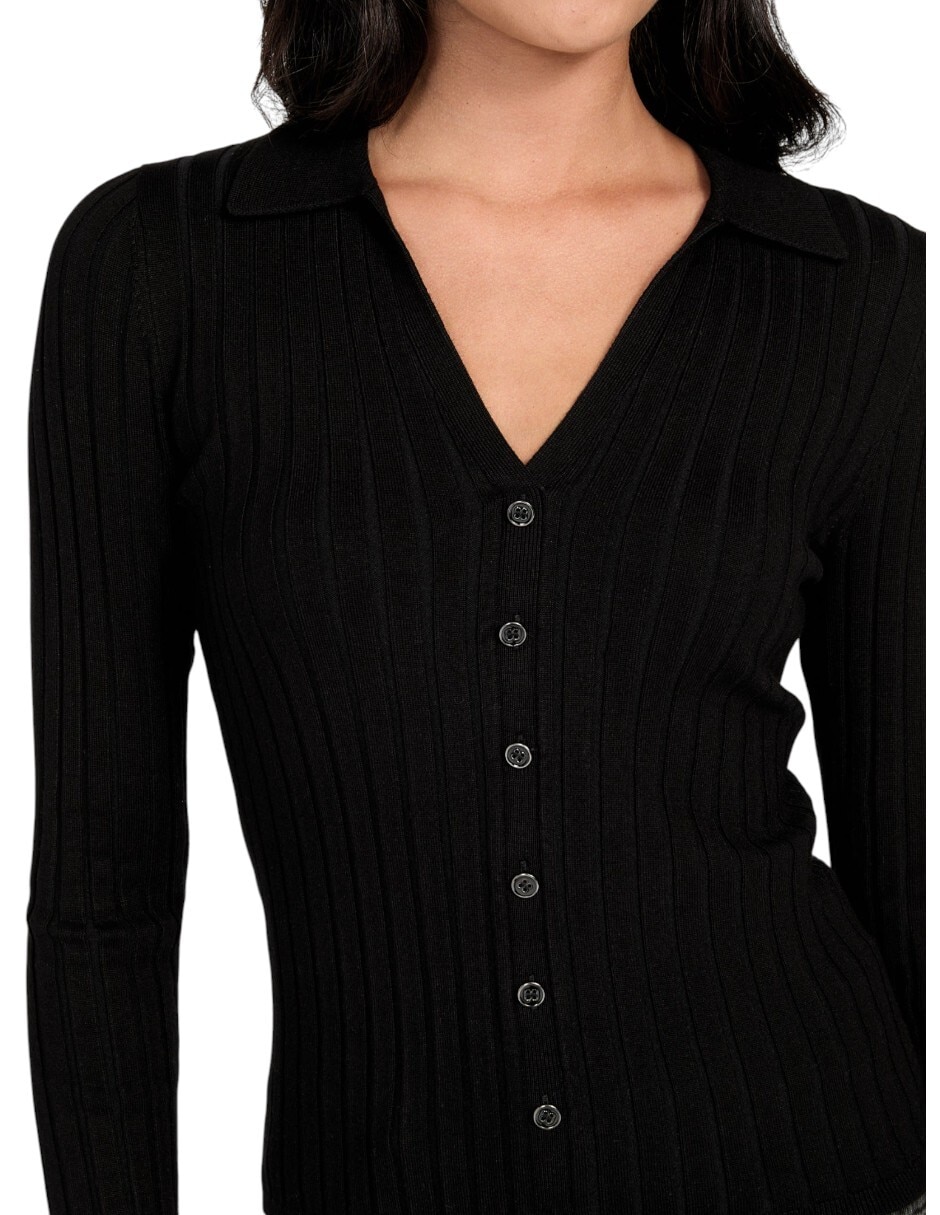 Suéter cuello v para mujer