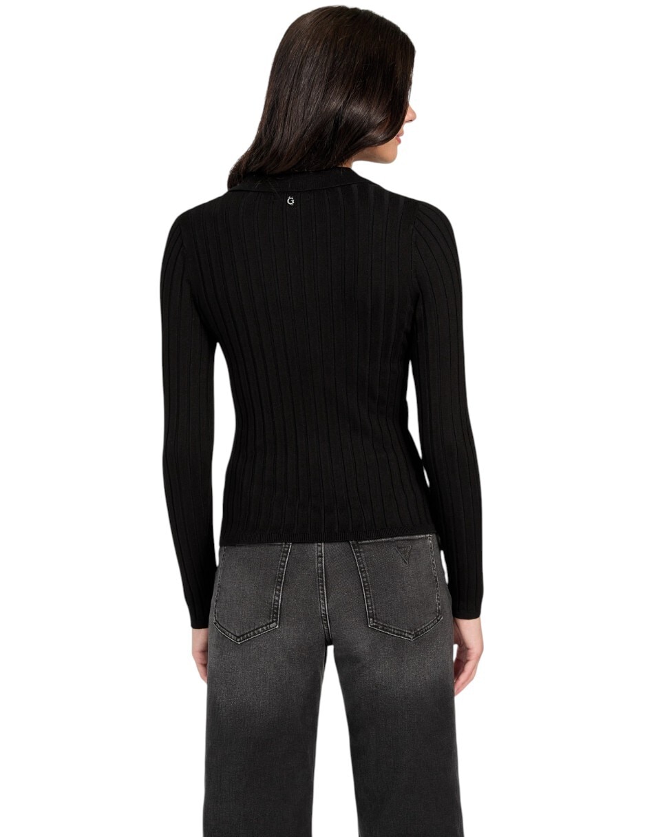 Suéter cuello v para mujer