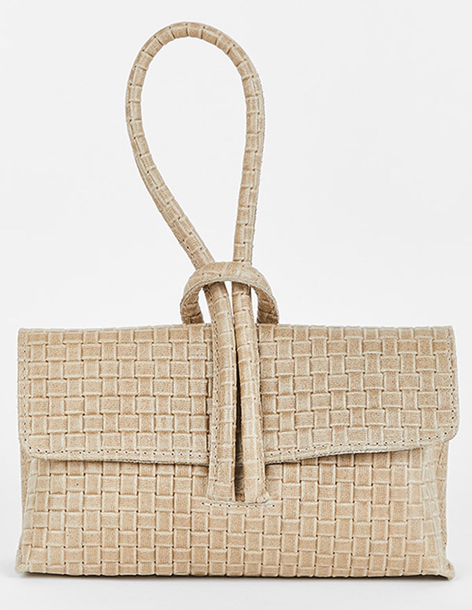 Bolsa wristlet Forest Green para mujer
