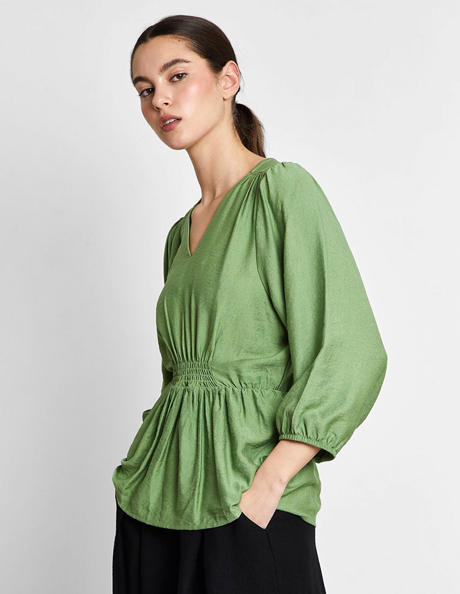 Blusa manga 3/4 para mujer 5