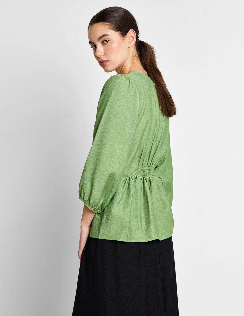 Blusa manga 3/4 para mujer 4