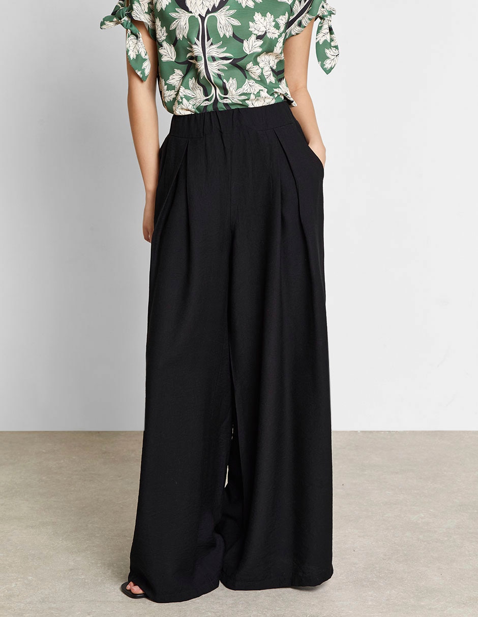 Pantalón coulotte acampanado para mujer 5