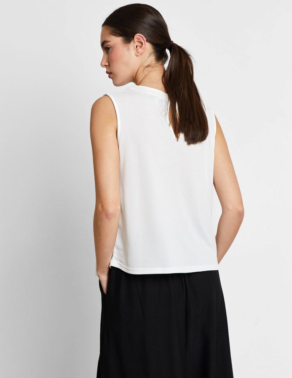 Playera Trucco cuello redondo para mujer