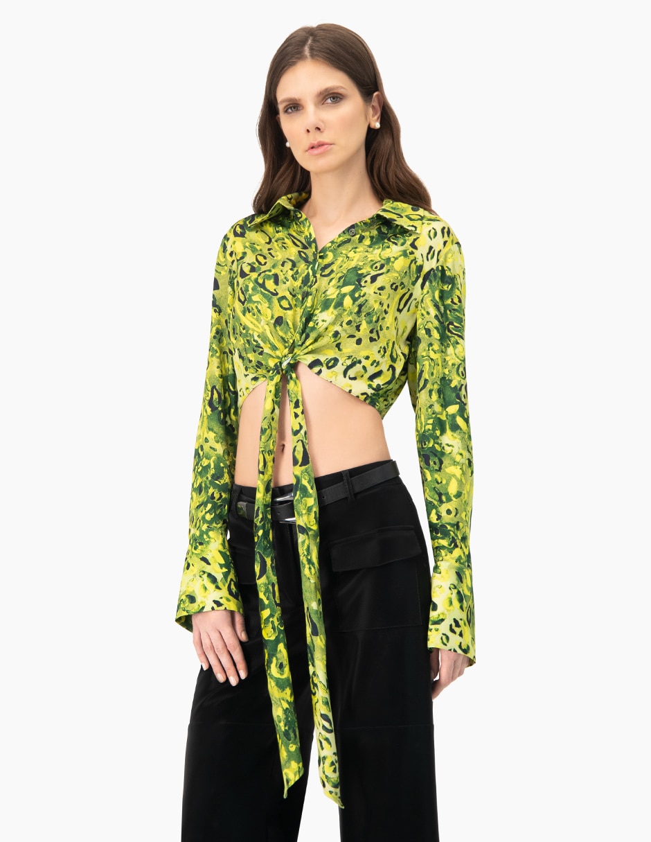 Blusa manga larga para mujer 1