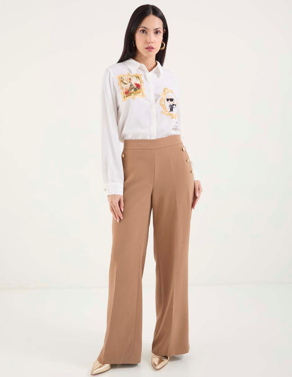 Pantalón de vestir slim para mujer 6