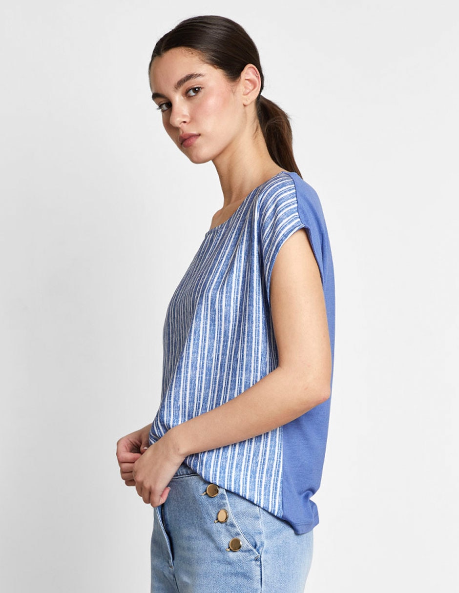 Blusa Trucco manga corta para mujer