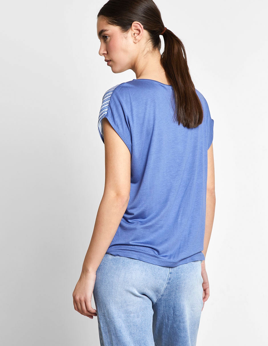 Blusa Trucco manga corta para mujer