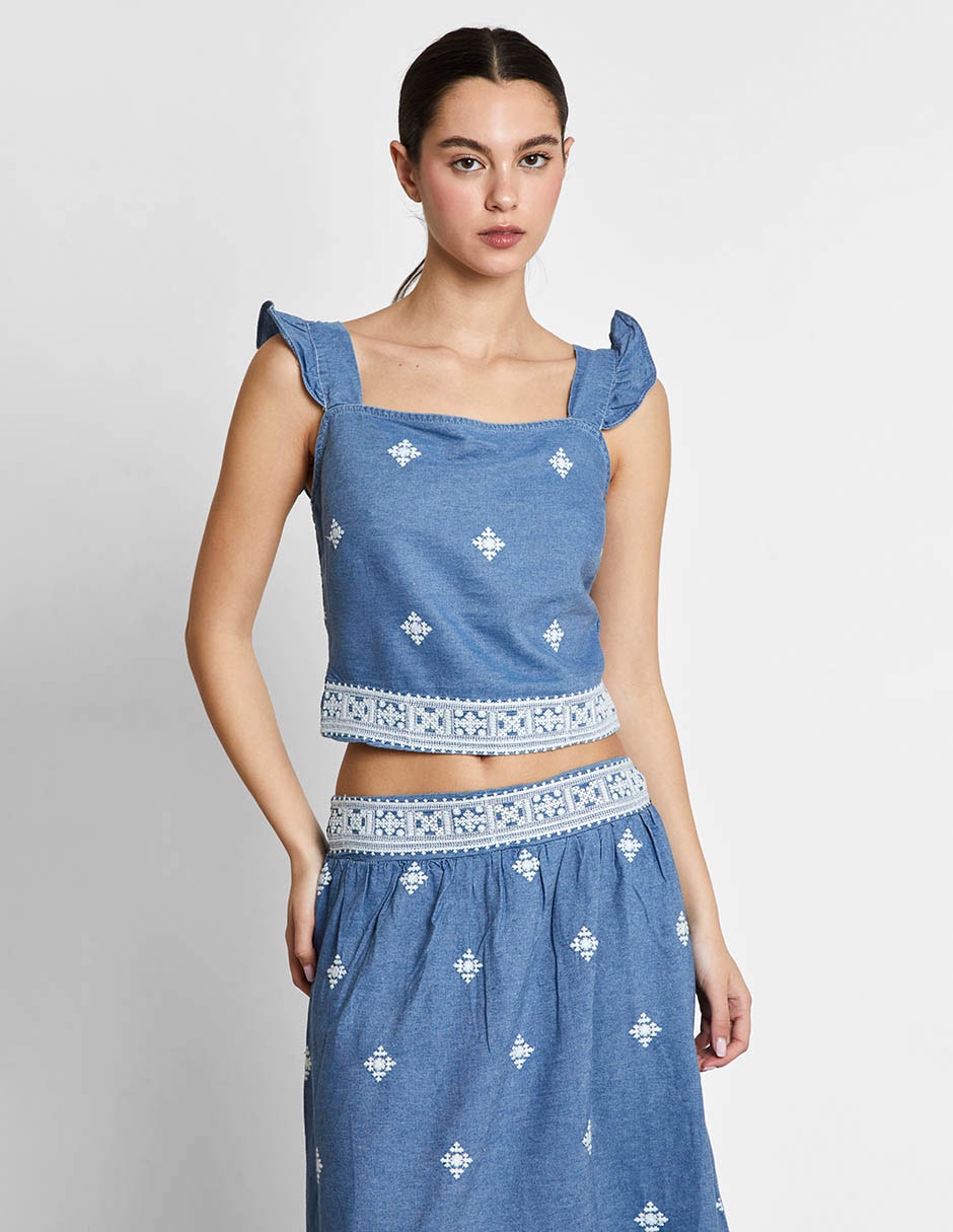 Blusa de tirantes para mujer 1