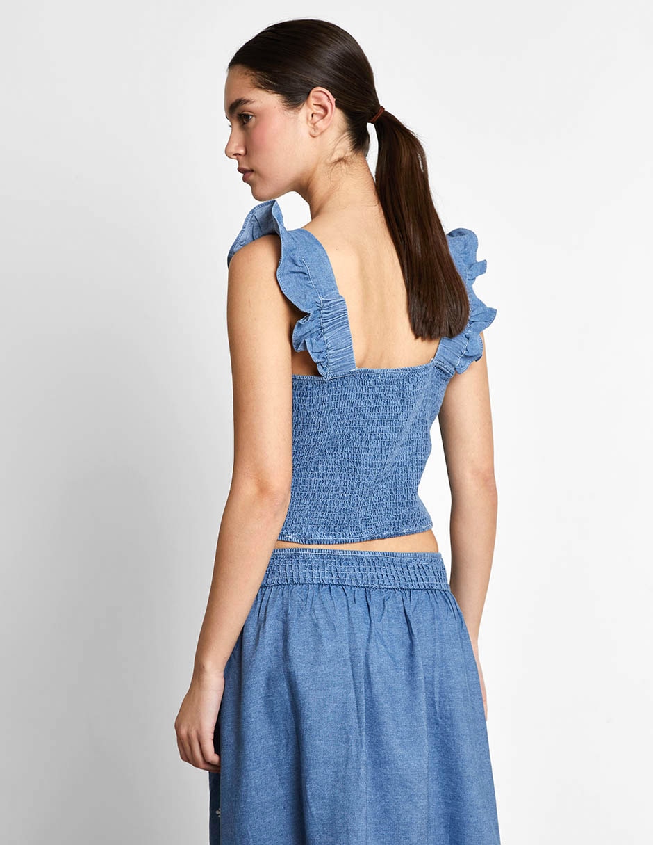 Blusa de tirantes para mujer 7