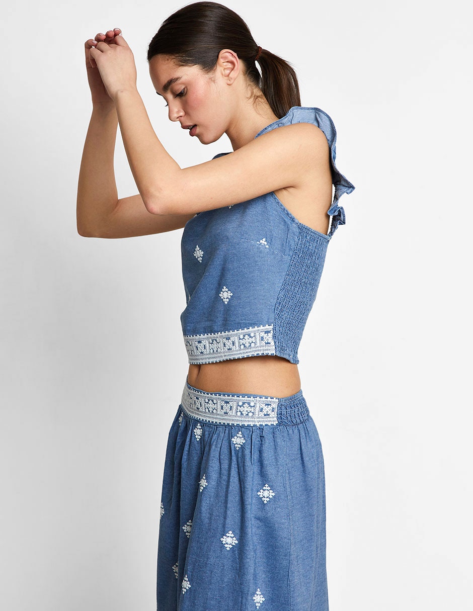 Blusa de tirantes para mujer 8