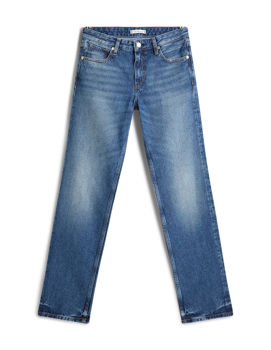 Jeans straight ww0ww47700-1a4 para mujer Jeans straight ww0ww47700-1a4 para mujer