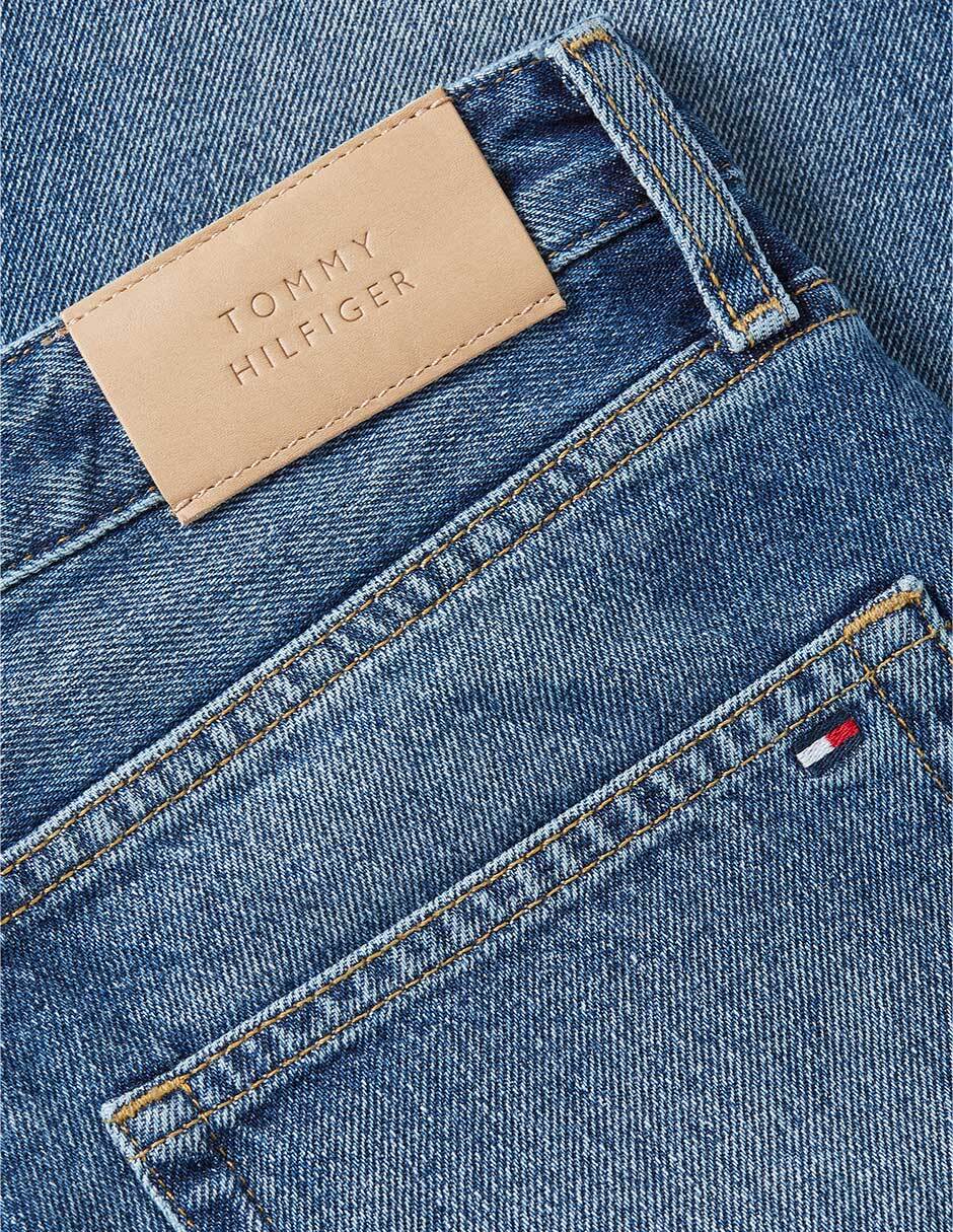 Jeans straight ww0ww47700-1a4 para mujer 2