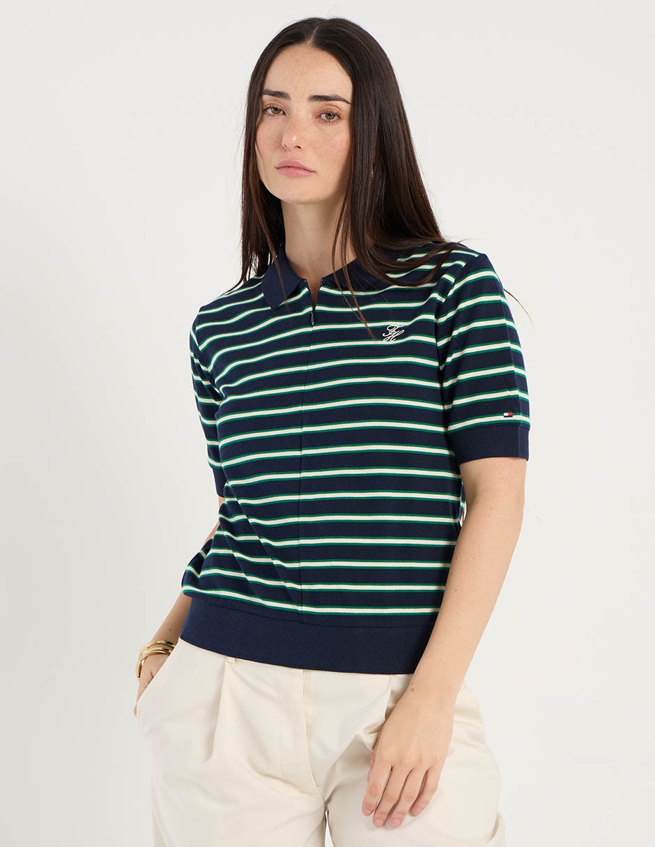 Playera tipo polo para mujer 7