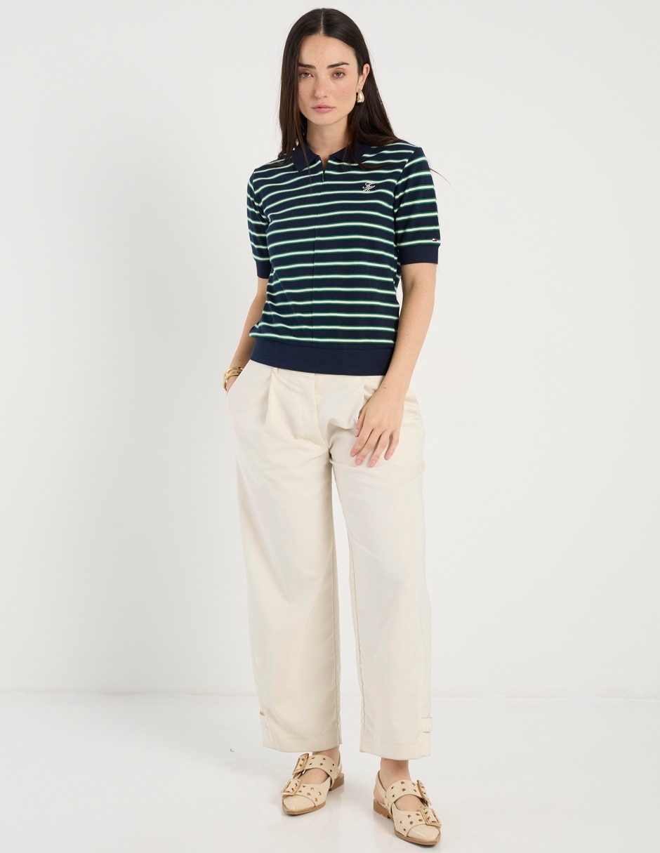 Playera tipo polo para mujer 8