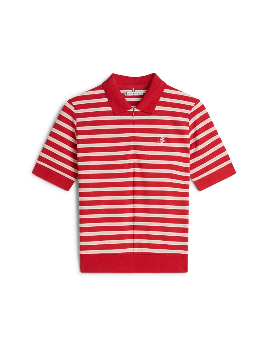 Playera tipo polo Tommy para mujer
