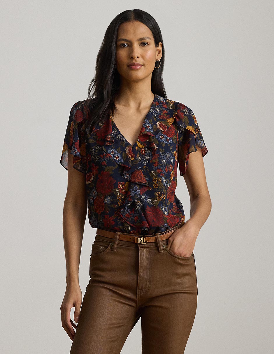 Blusa Lauren Ralph Lauren manga corta para mujer